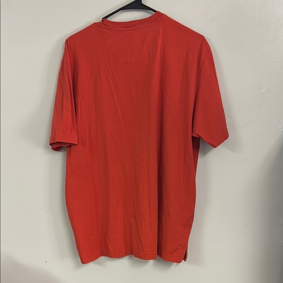 Vibrant Red Crew Neck Short Sleeve Tee - Picture 4 of 4